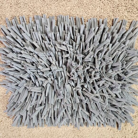 Paw5 Wooly Snuffle Mat for Dogs Gray 12x18 Interactive Feeding Enrichment Toy - Picture 4 of 10